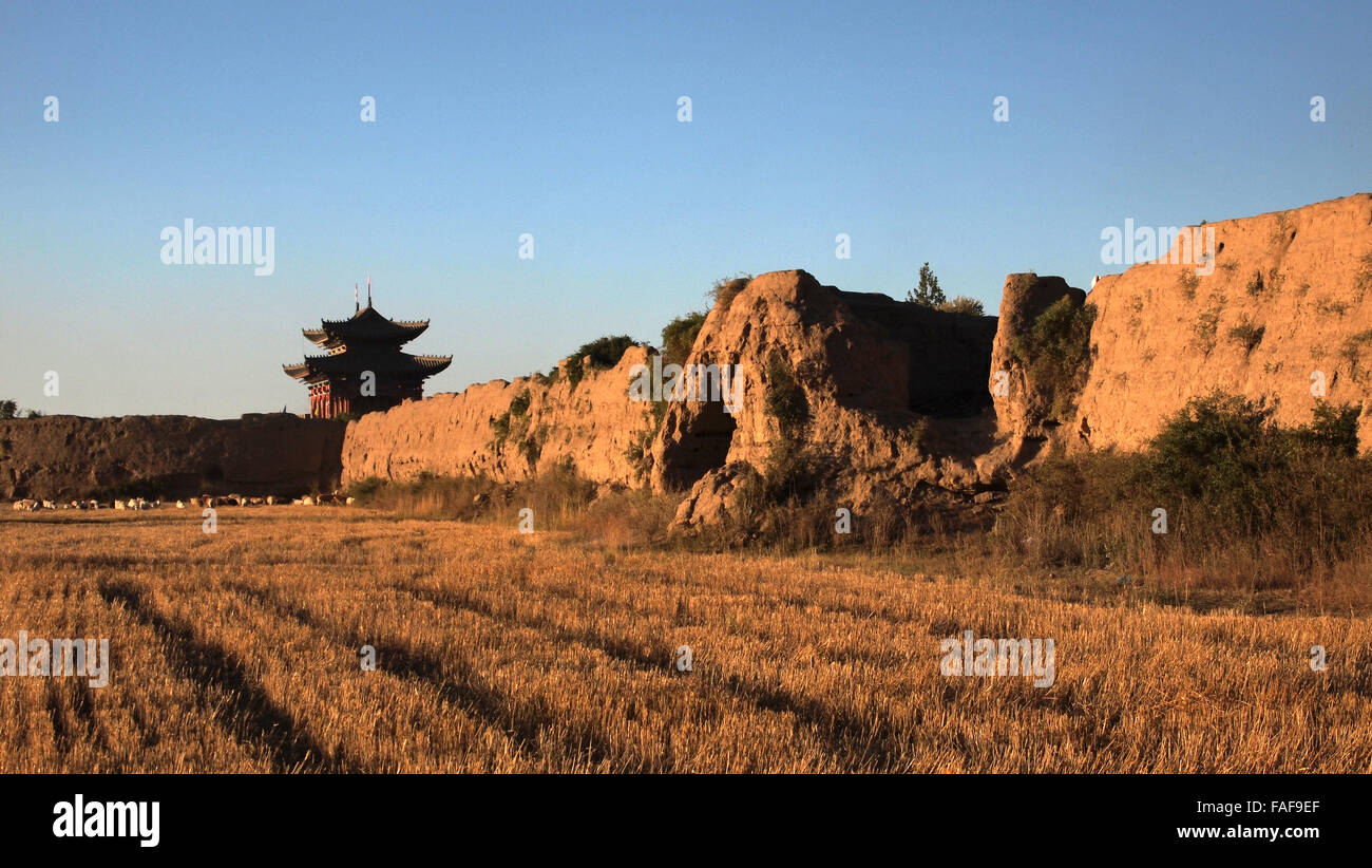 ZhangYe Stadt der Provinz Gansu Stockfoto