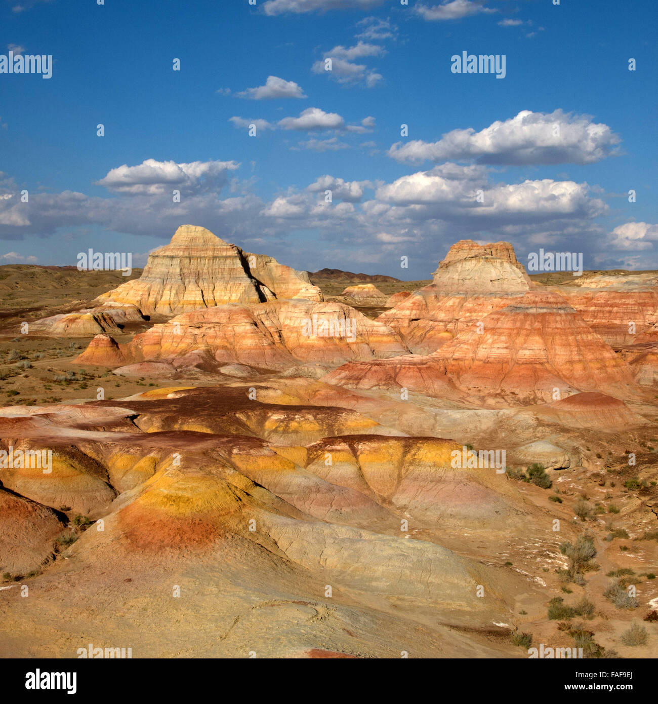 ZhangYe Stadt der Provinz Gansu Stockfoto