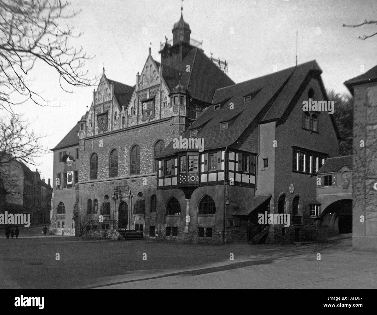 Das Rathaus in Bergisch Gladbach, Deutschland 1910er Jahre. Bergisch Gladbach Rathaus, Deutschland 1910er Jahre. Stockfoto