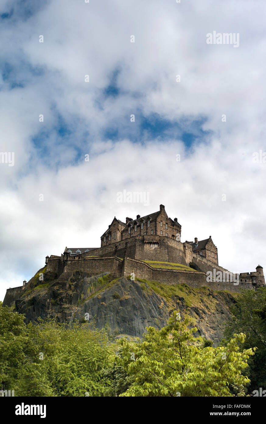 Edinburgh Castle Stockfoto