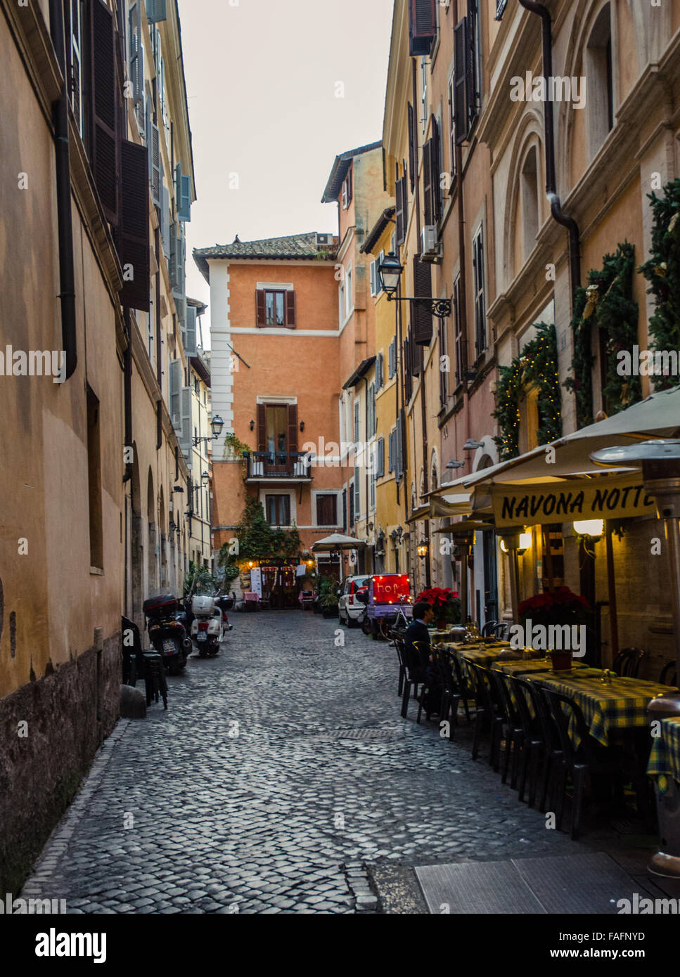 Wandern in der herrlichen ewigen Stadt, die Hauptstadt Italiens, Rom. Stockfoto