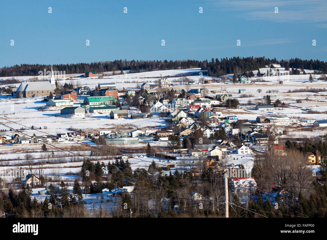 Quebec-Landschaft Stockfoto