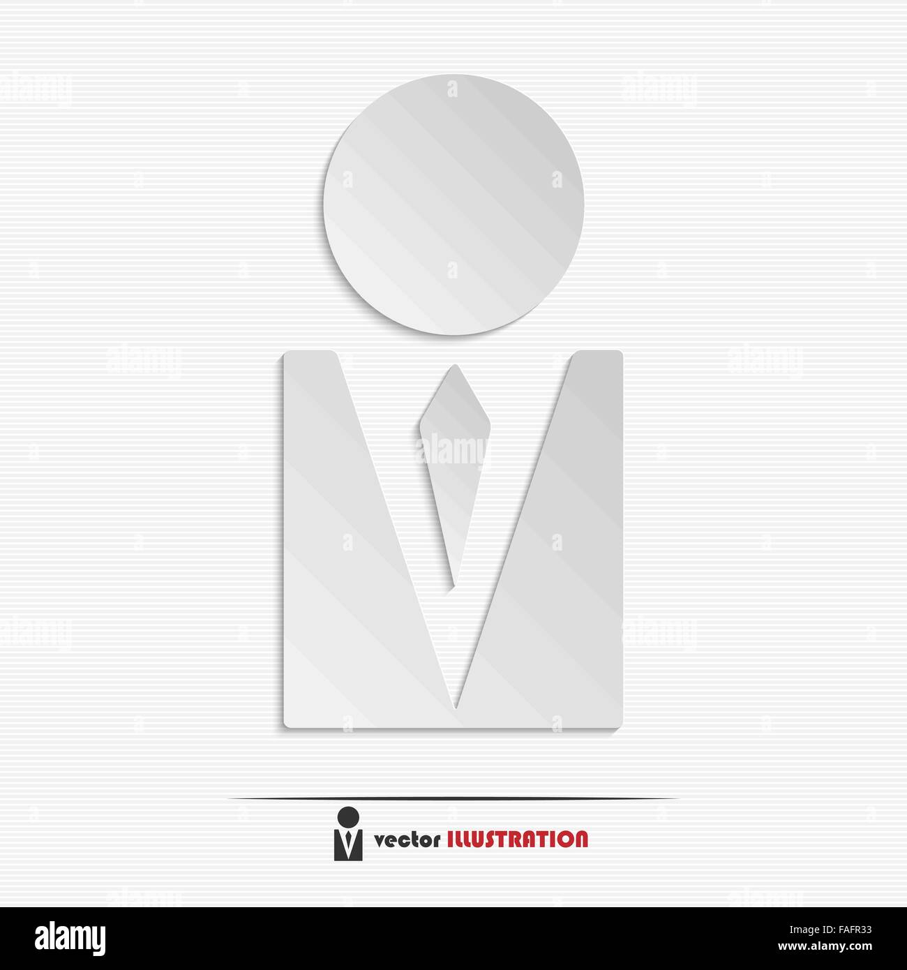 Abstrakte Geschäftsmann Web-Symbol für Ihr design Stock Vektor