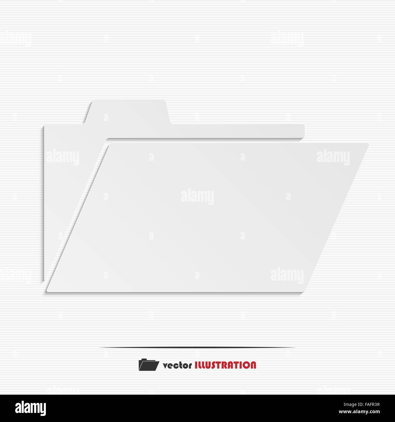 Abstrakte Datei Web Ordnersymbol für Ihr design Stock Vektor