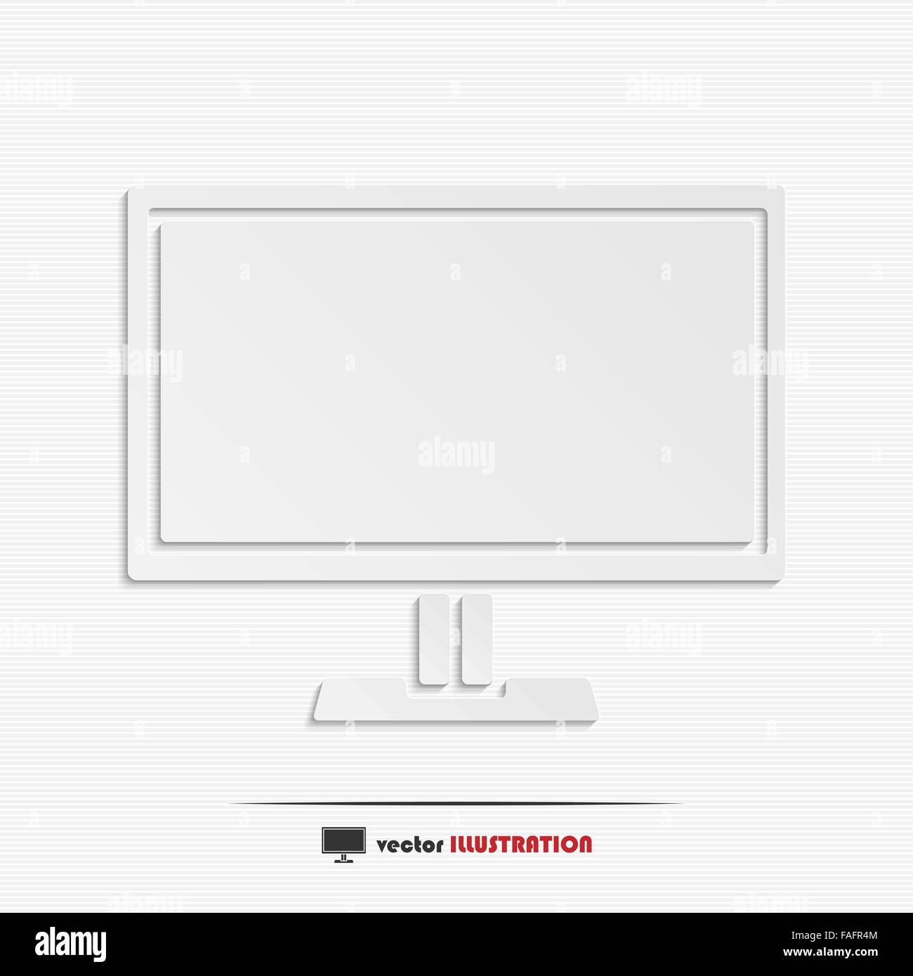 Symbol "abstrakte Monitor Web" für Ihr design Stock Vektor