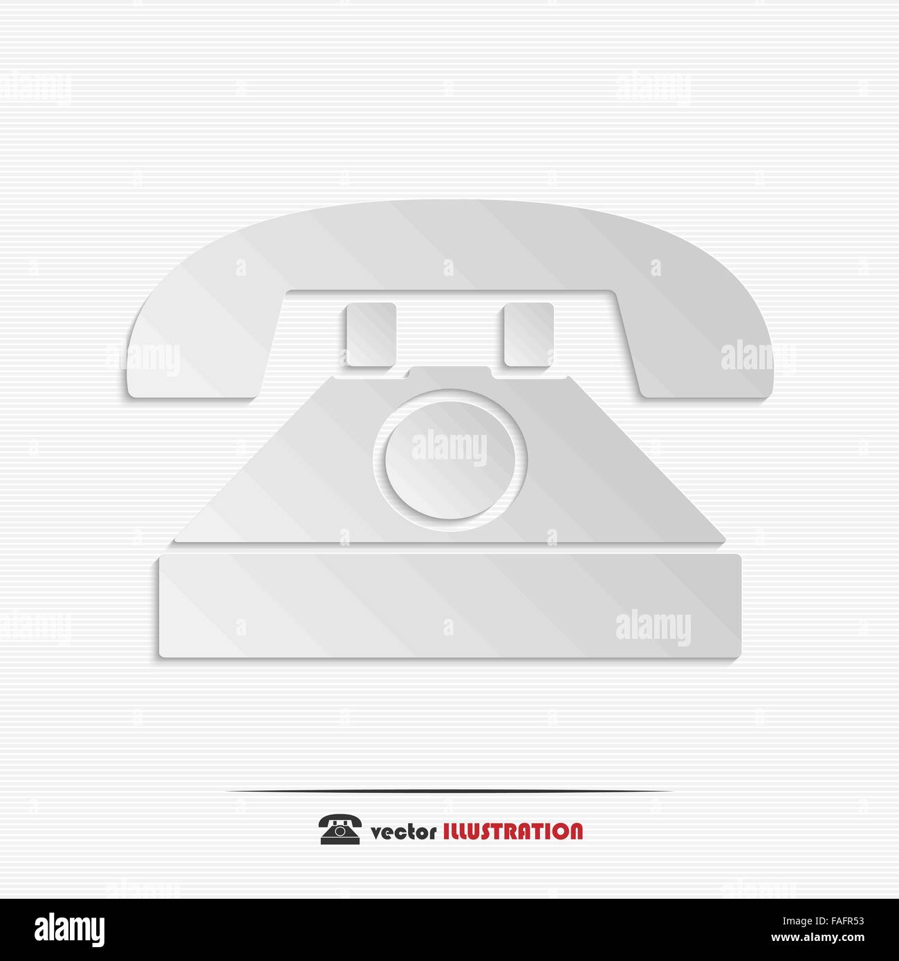 Abstrakte Telefonsymbol Web für Ihr design Stock Vektor