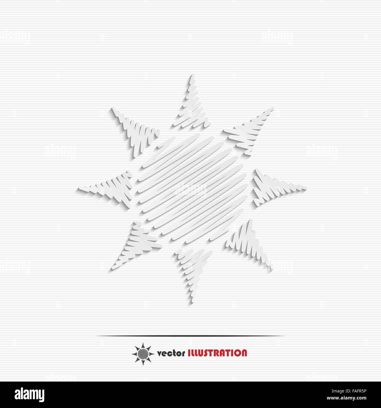 Abstrakte Sonnensymbol Web für Ihr design Stock Vektor