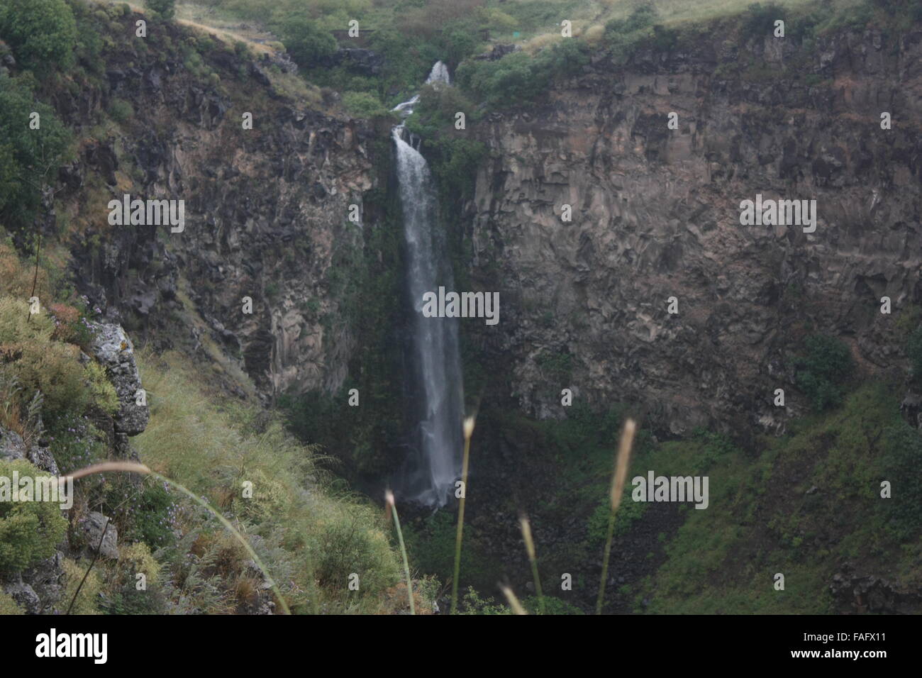 Wasserfall, Nord-Israel Stockfoto