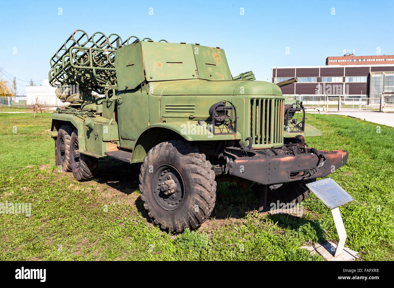 BM-24-12 240mm Multiple Launch Rocket System (MLRS) in Togliatti ...