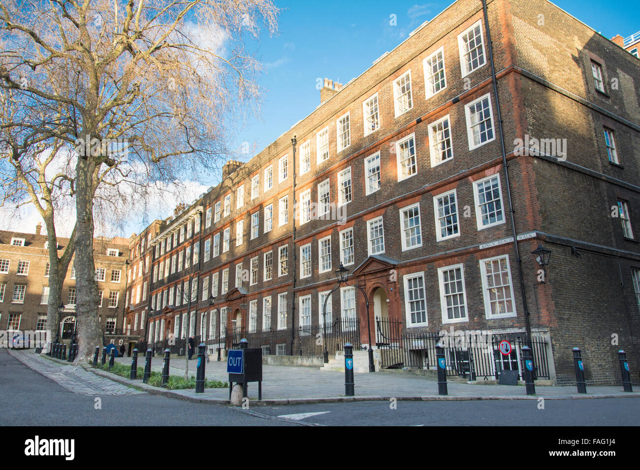 Könige auf der Werkbank zu Fuß, Inner Temple. Inns Of Court, London, UK, Stockfoto