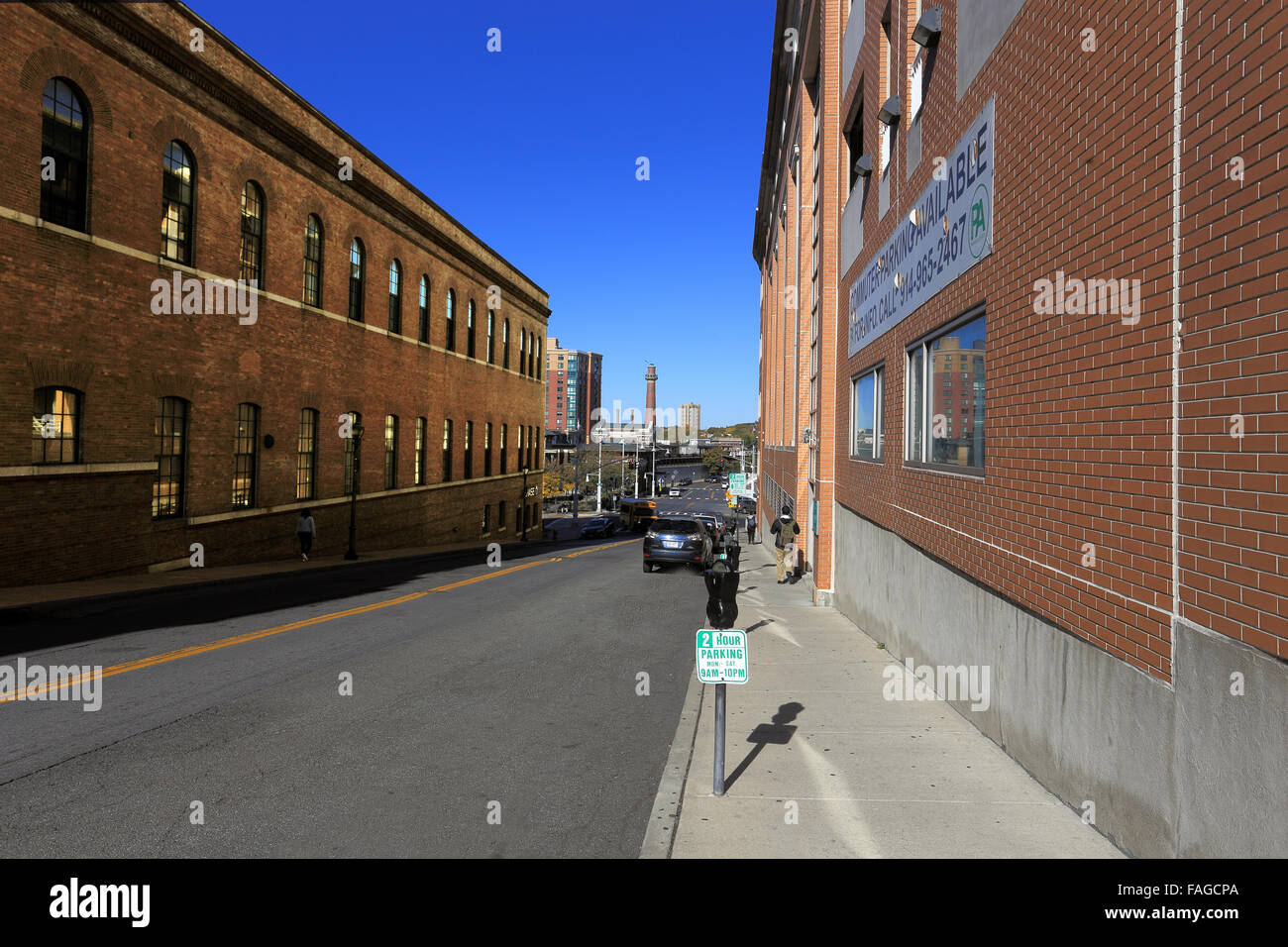 Buena Vista Avenue Yonkers New York Hafenviertel Stockfoto