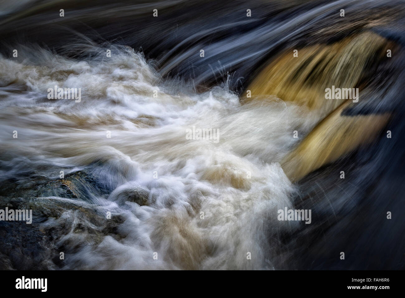 Schnell fließenden Fluss Stockfoto