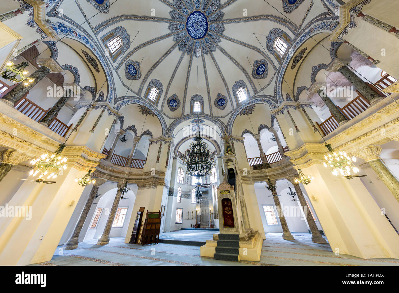 Kleine Hagia Sophia (Kirche des Heiligen Sergius und Bacchus) in Fatih Bezirk von Istanbul, Türkei. Stockfoto