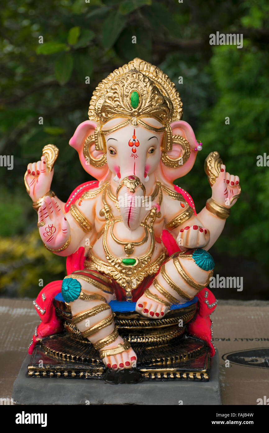 Lord Ganesh, Pune, Indien Stockfoto