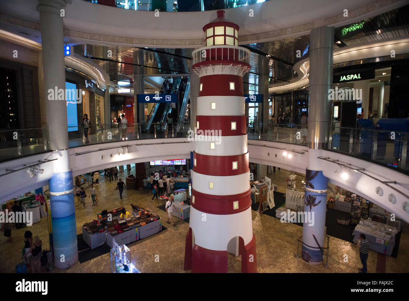 Terminal 21 Shopping-Mall, Sukhumvit Road, Bangkok, Thailand. Stockfoto