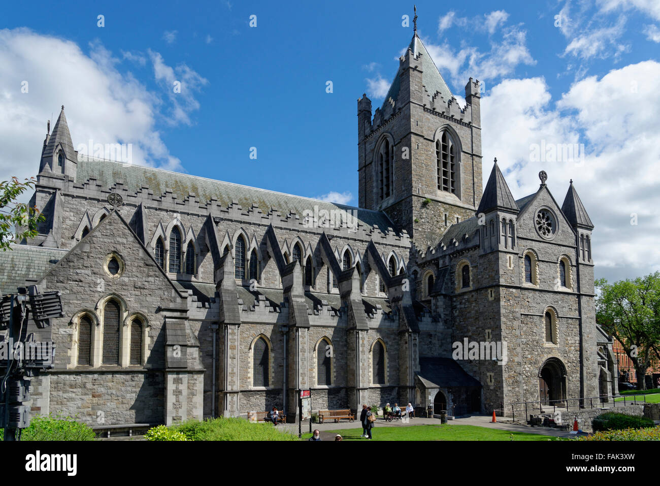 Die Christ Church Cathedral, Dublin, Irland Stockfoto