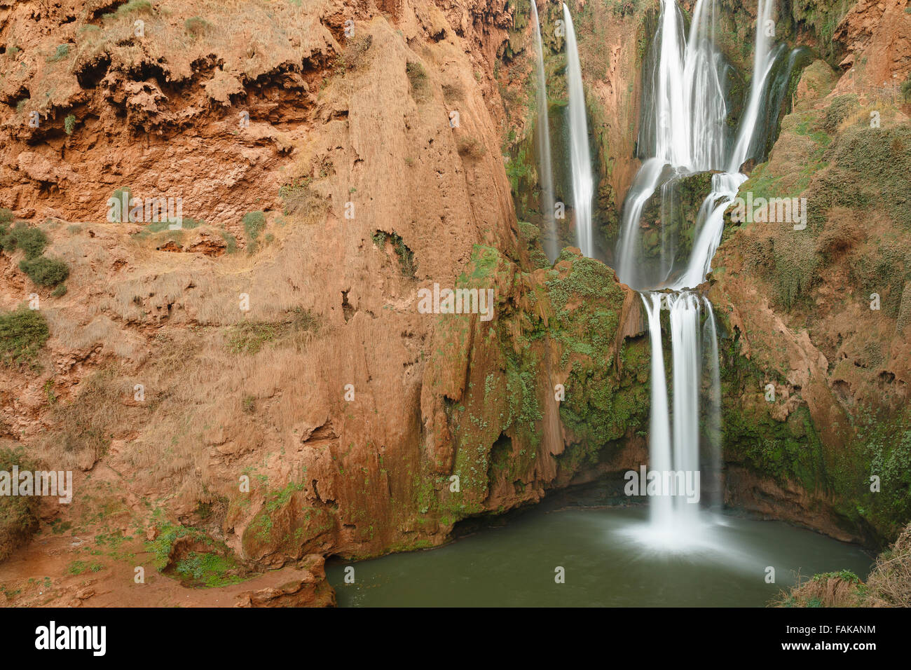Ouzoud Wasserfall. Marokko. Nordafrika. Stockfoto