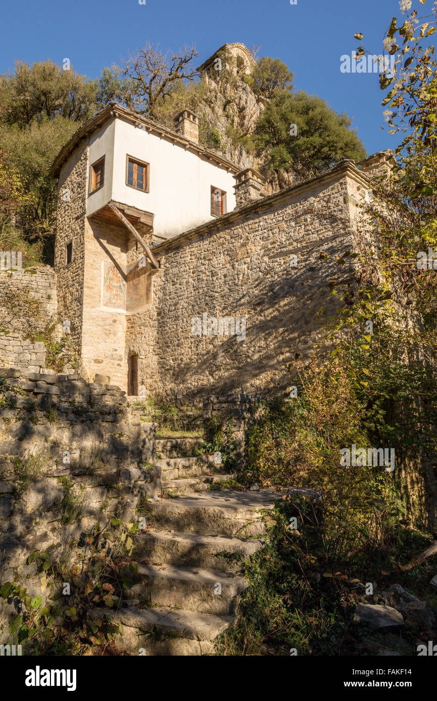 Kloster Panagia Spiliotissa in Zagoria, Griechenland Stockfoto