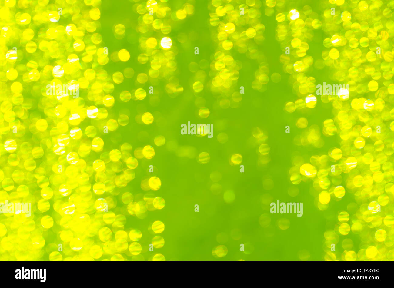 grün leuchtet defokussierten Hintergrund Stockfoto