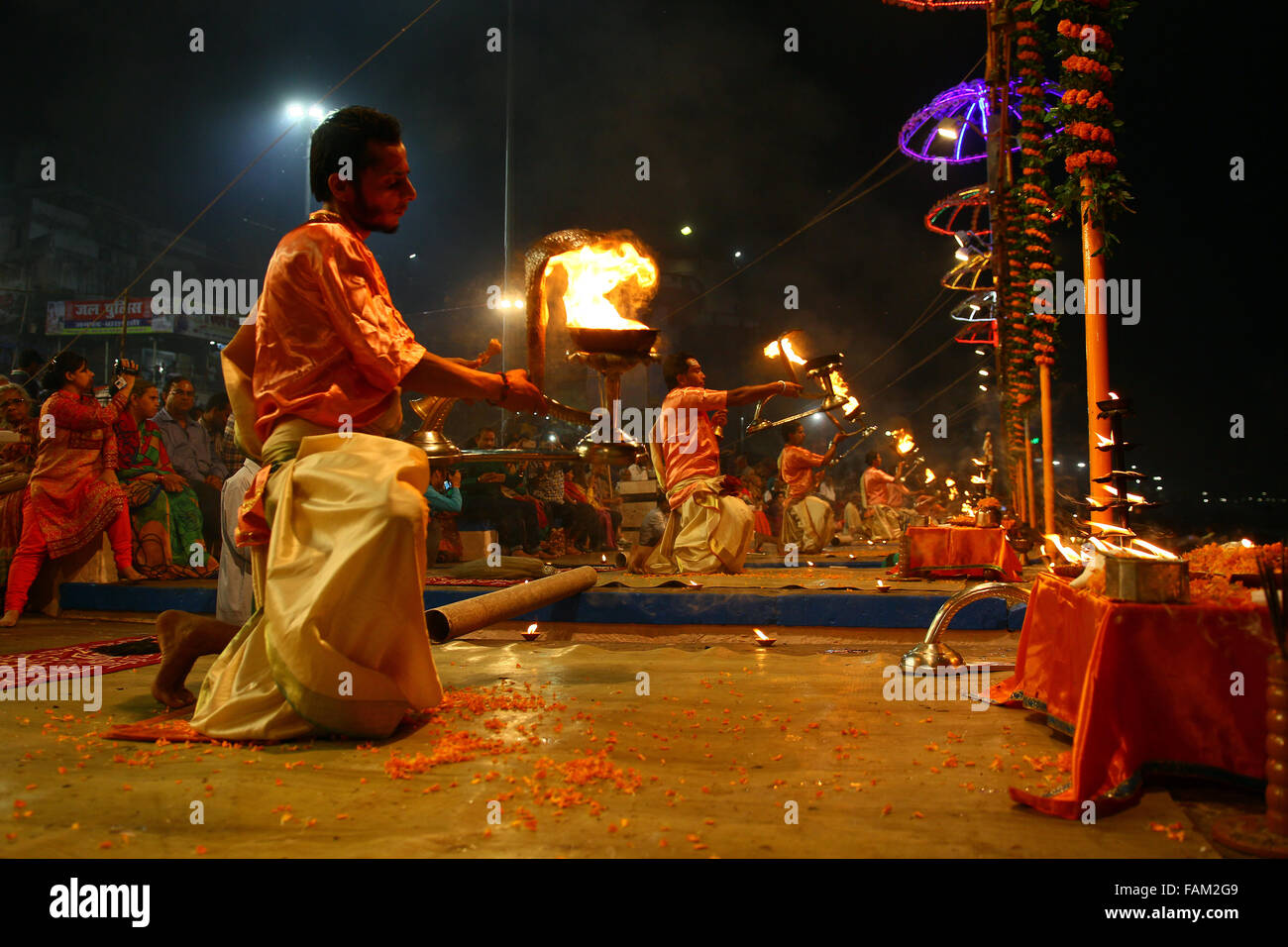 Varanasi, Indien Stockfoto