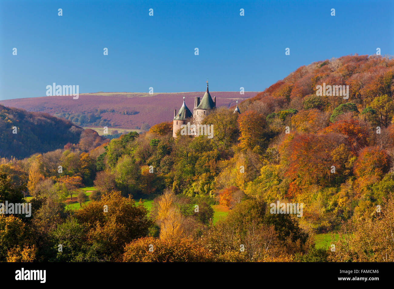 Castle Coch, Cardiff, Wales, Großbritannien Stockfoto