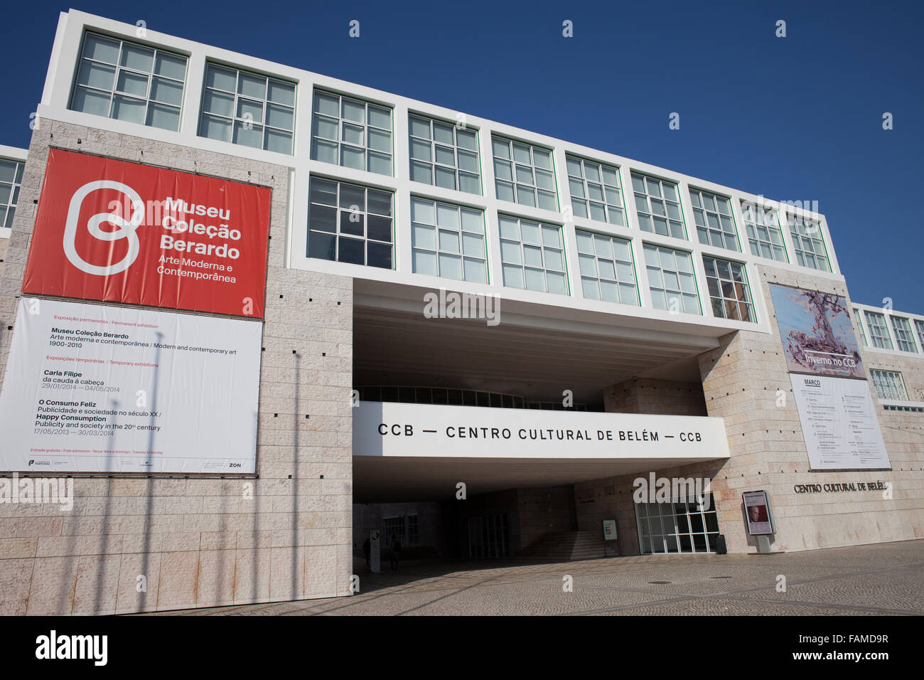 Portugal, Lissabon, Eingang zum kulturellen Zentrum von Belem (Portugiesisch: Centro Cultural de Belém - CCB) Stockfoto