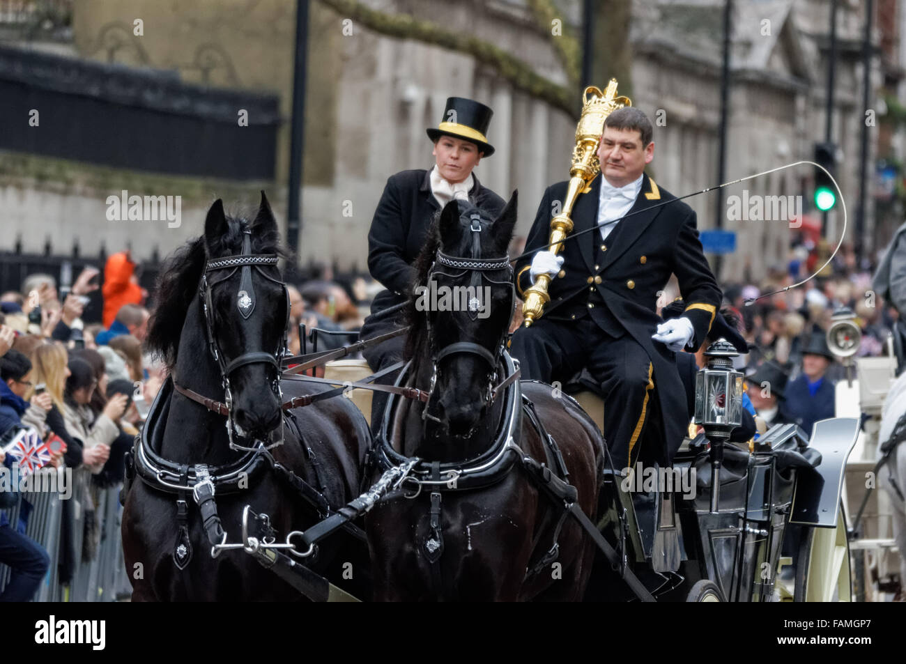London New Year's Day Parade, London, Vereinigtes Königreich Großbritannien Stockfoto