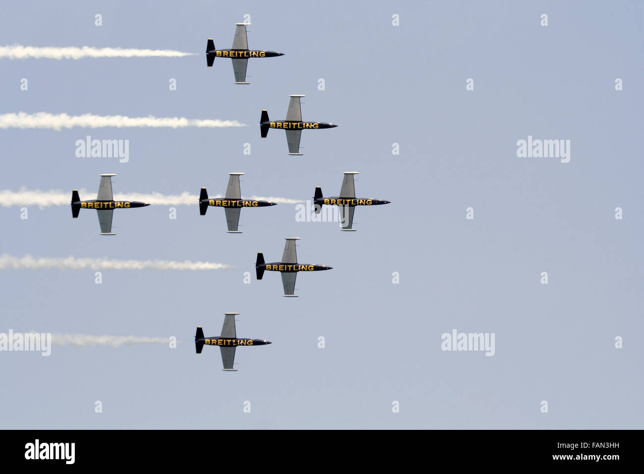 Breitling Jet Team bei Chicago Flugschau 2015 Stockfoto