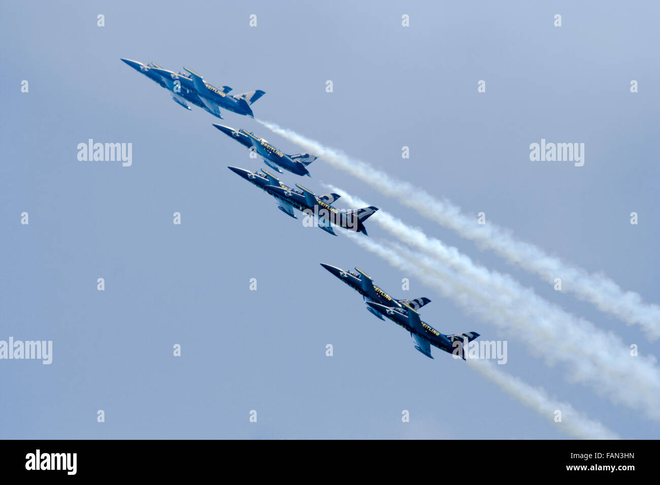 Breitling Jet Team bei Chicago Flugschau 2015 Stockfoto