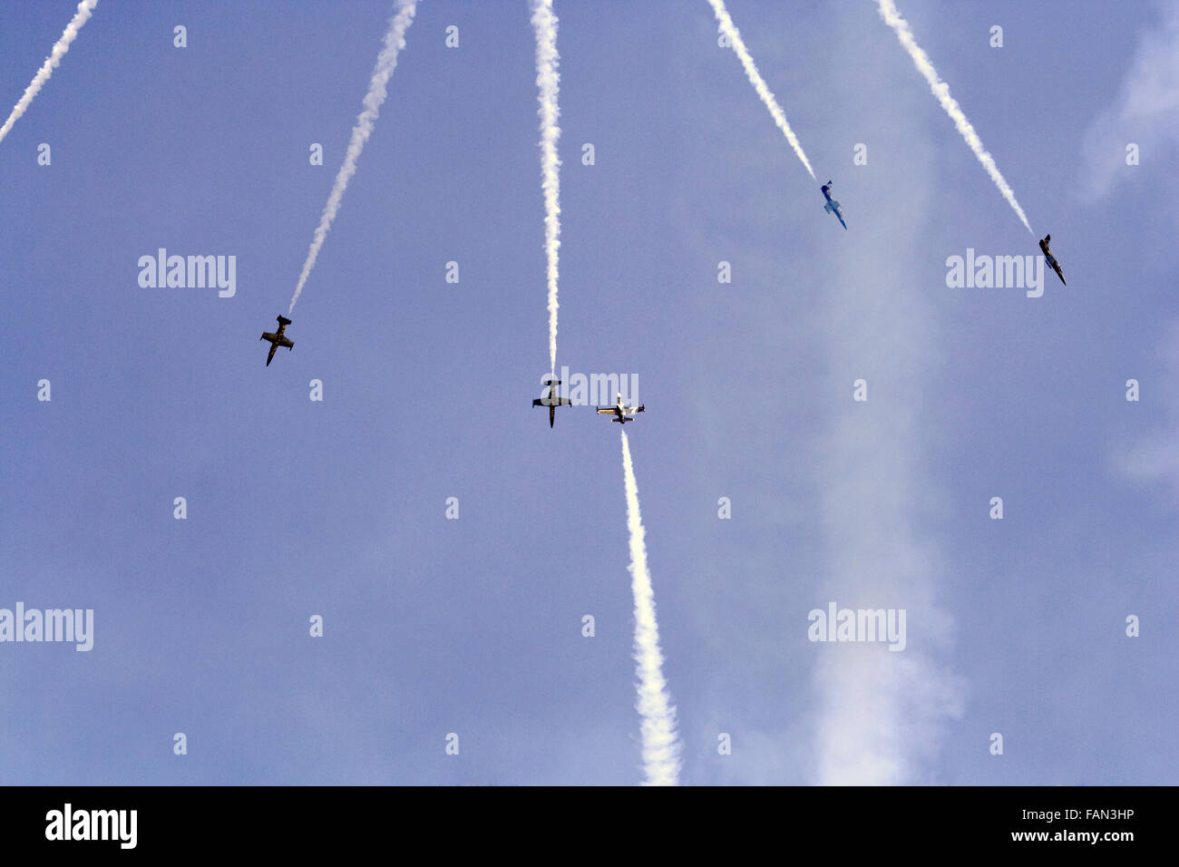 Breitling Jet Team bei Chicago Flugschau 2015 Stockfoto