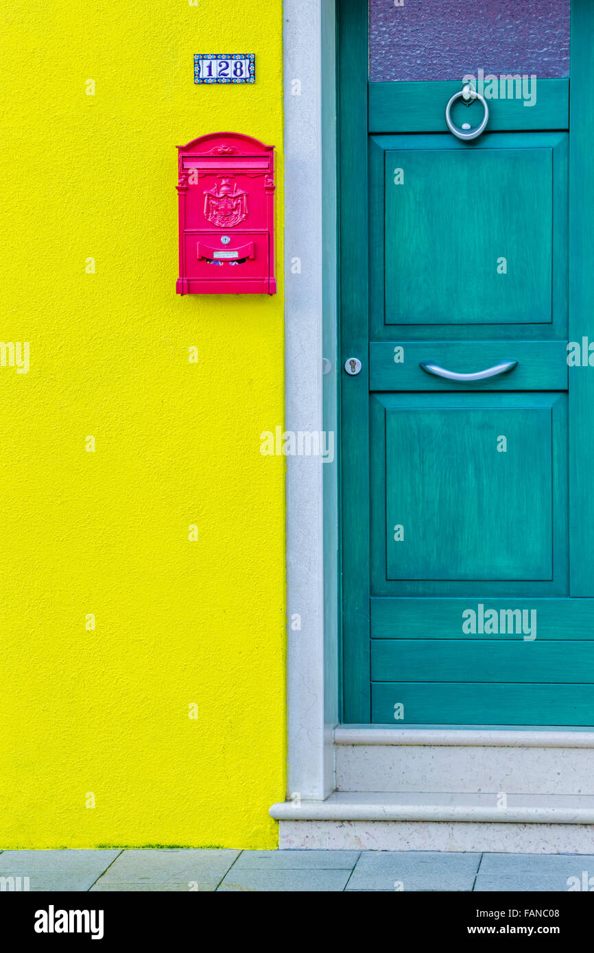 Wohnung am Fondamenta della Guidecca, Insel Burano aus Venedig Stockfoto