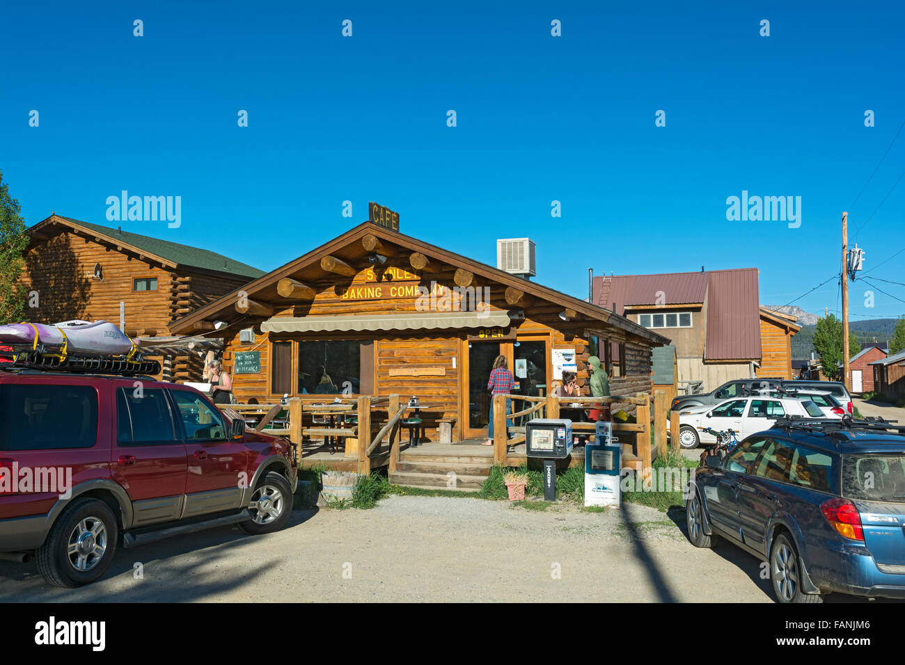 Idaho, Stanley Backen Company, Café, restaurant Stockfoto