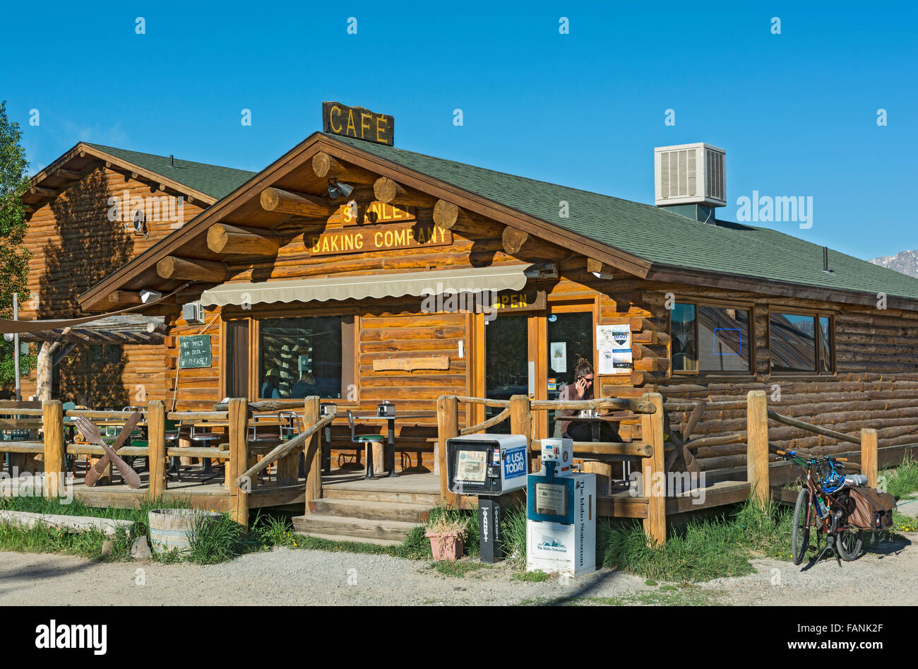Idaho, Stanley Backen Company, Café, restaurant Stockfoto