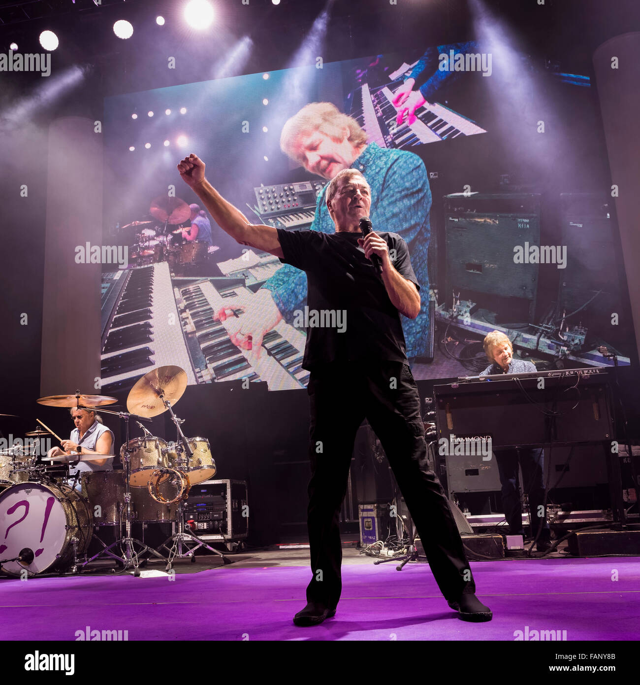 Sänger Ian Gillan der Rock-Band Deep Purple Konzert in München, Bayern, Deutschland Stockfoto