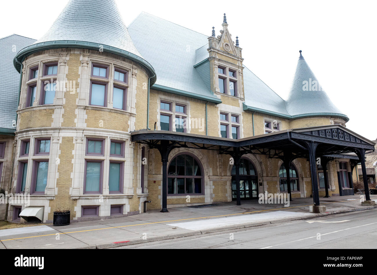 Minnesota historische Union Depot in der Innenstadt von Duluth Gehäuse den Lake Superior Railroad Museum Duluth Minnesota MN USA Stockfoto
