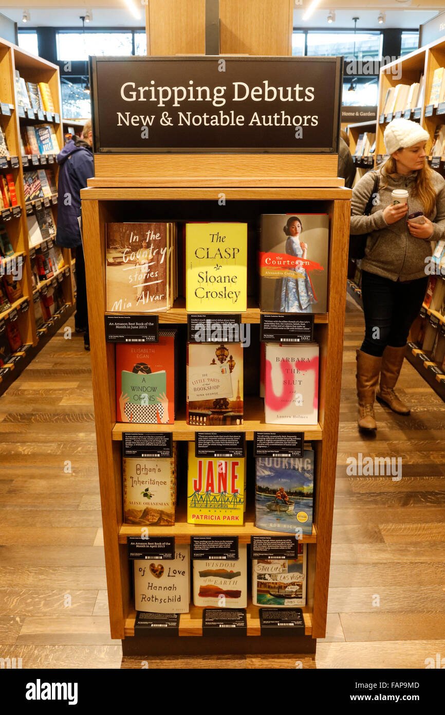 Amazon Bücher Ziegel und Mörtel speichern, University Village, Seattle, Washington State, USA Stockfoto