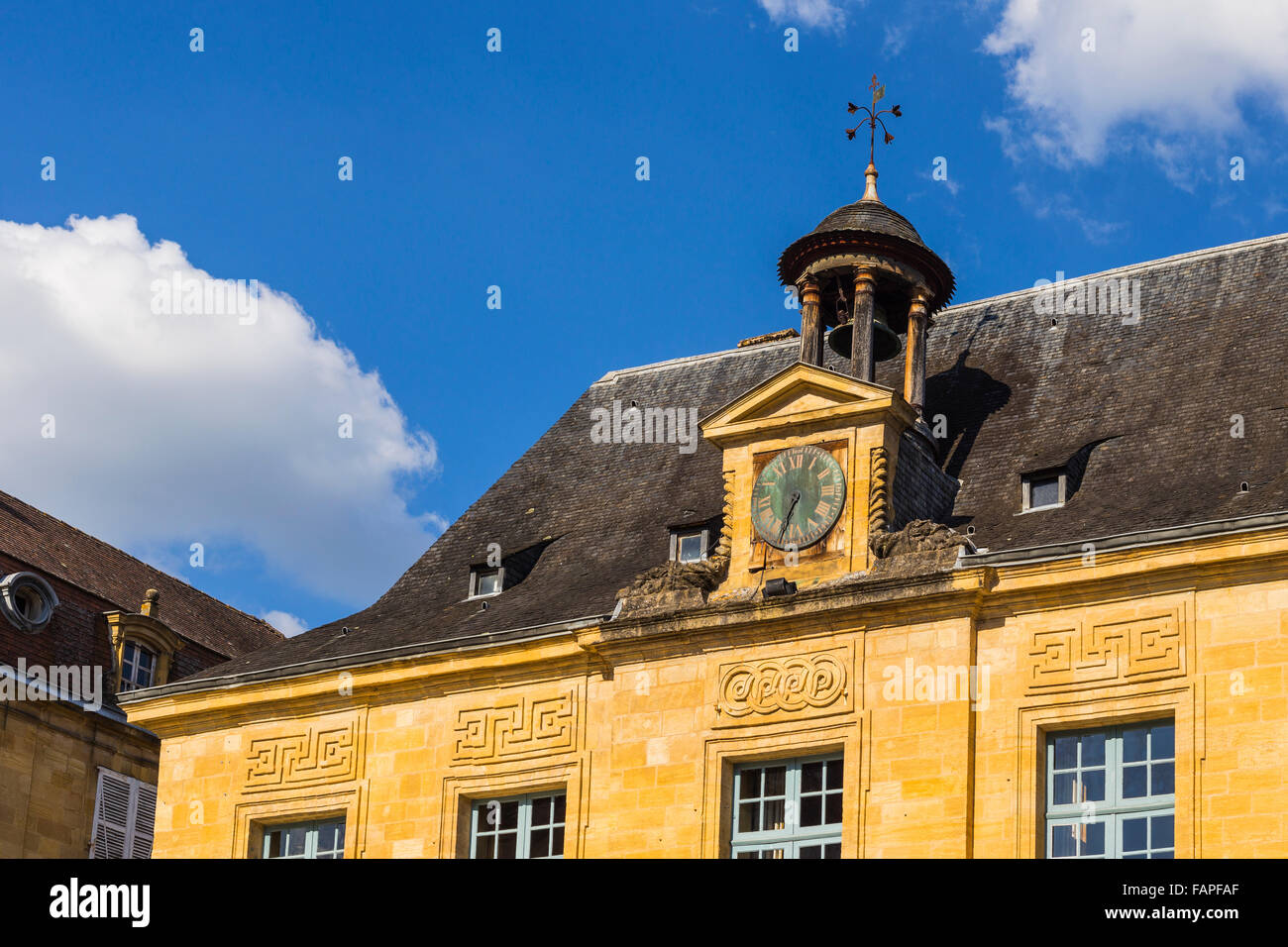 Rathaus (Hôtel de Ville), Sarlat-la-Canéda, Dordogne, Frankreich Stockfoto