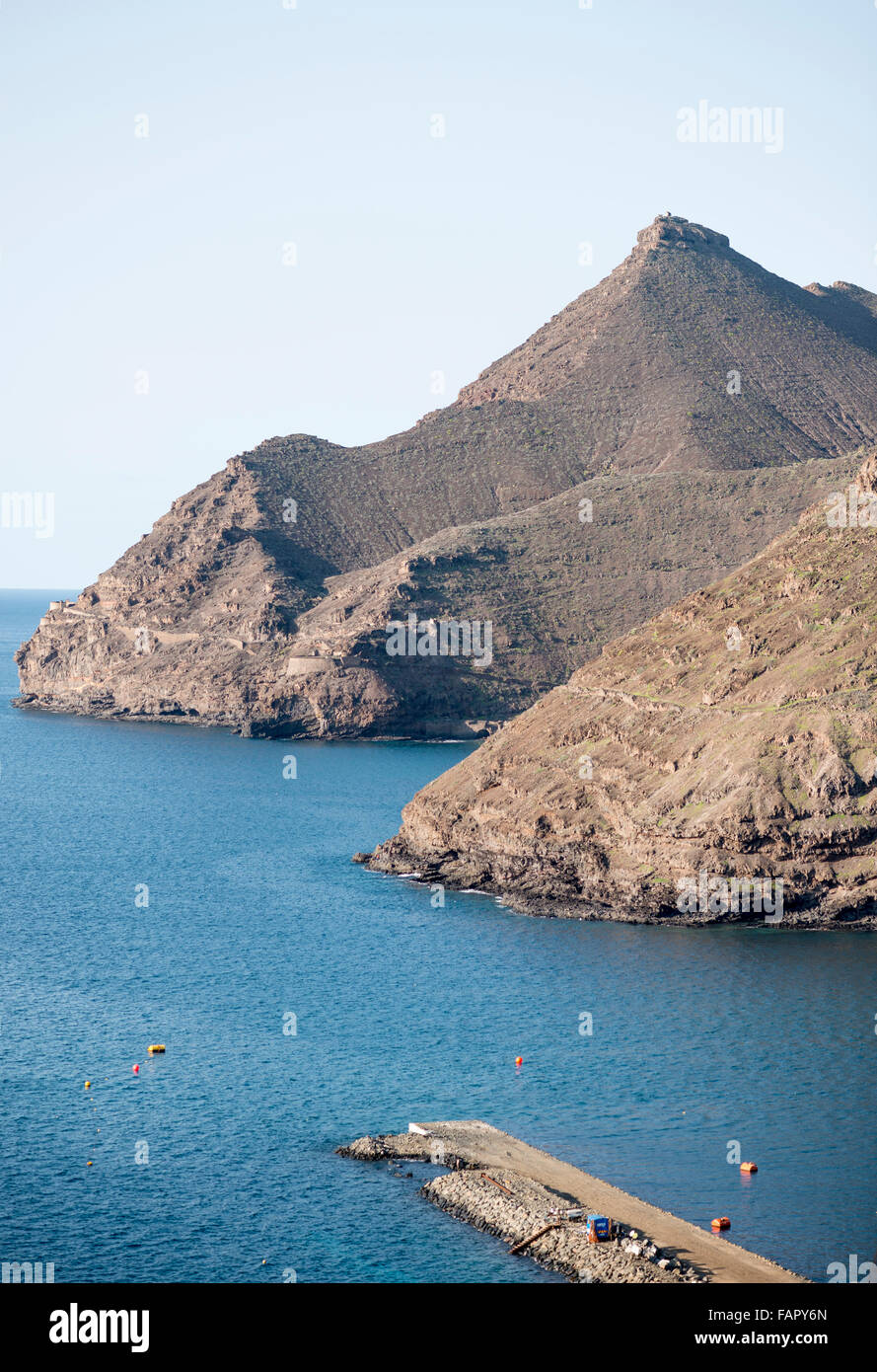 Rupert Bay auf Insel St. Helena im Südatlantik Stockfoto