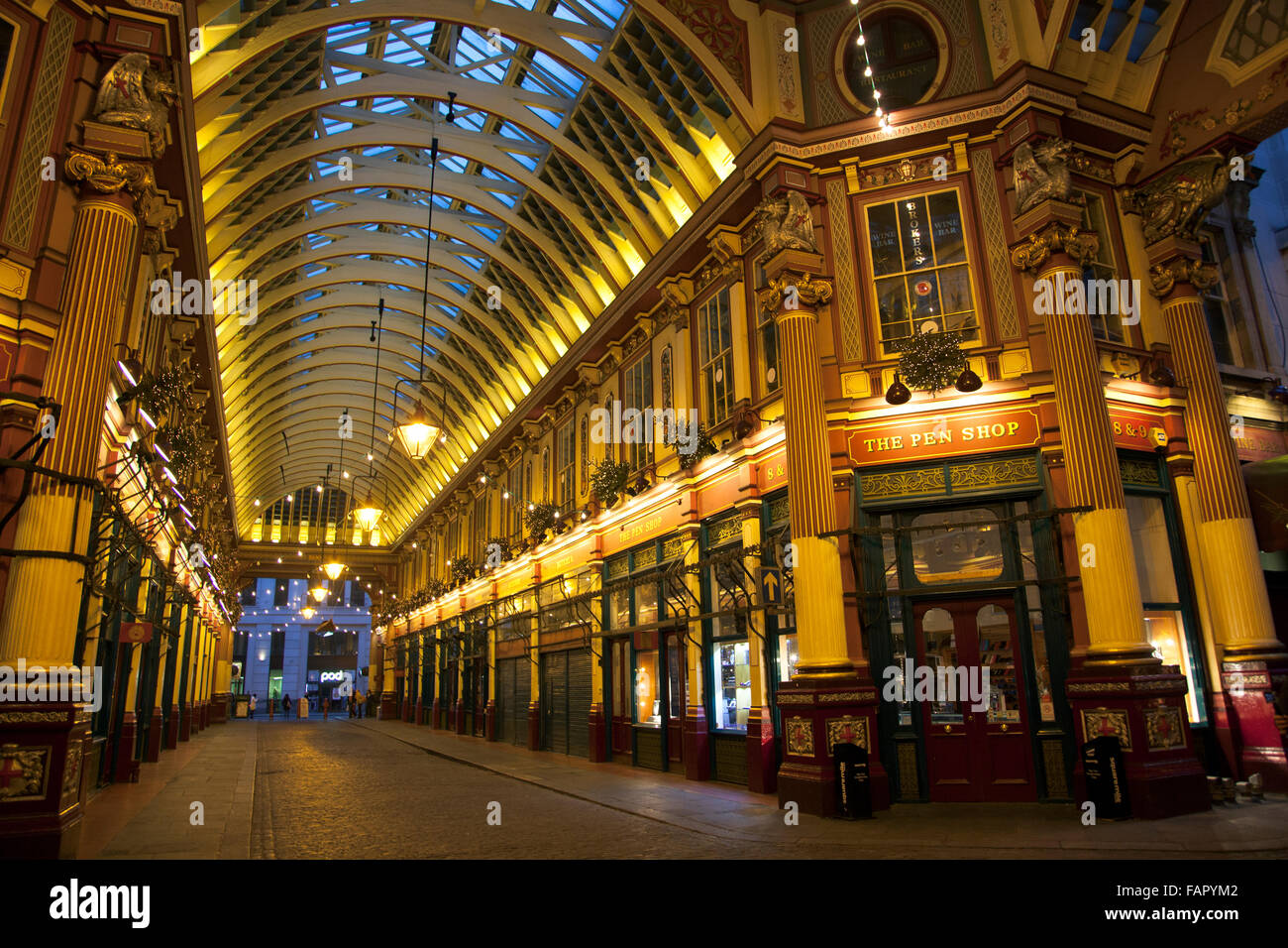 Leadenhall Market, London, UK Stockfoto