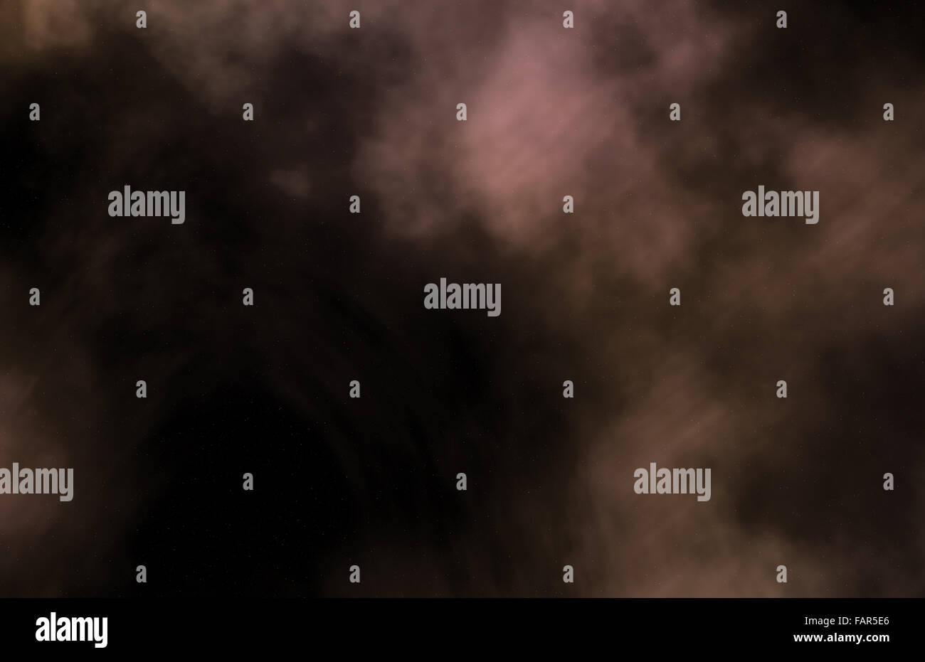 Design bestehend aus Nebel, Sterne und Farben als Metapher zum Thema Astronomie, Wissenschaft, Raum und Religion. Stockfoto