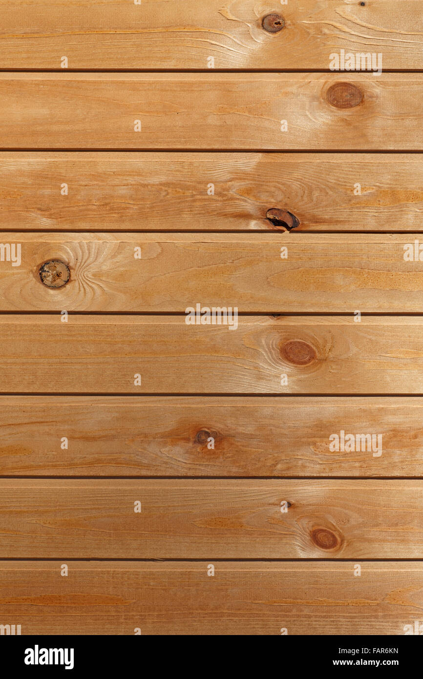 leichte braune Holzwand Hintergrund Stockfoto