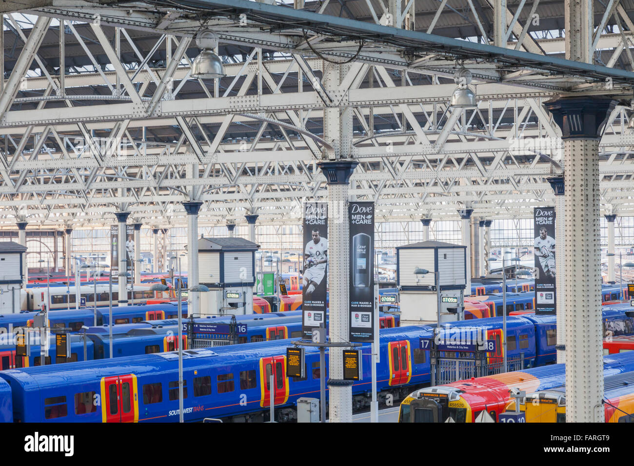 England, London, Waterloo Station Stockfoto