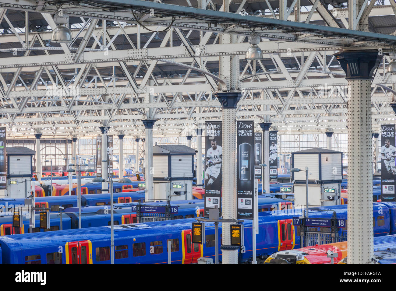England, London, Waterloo Station Stockfoto