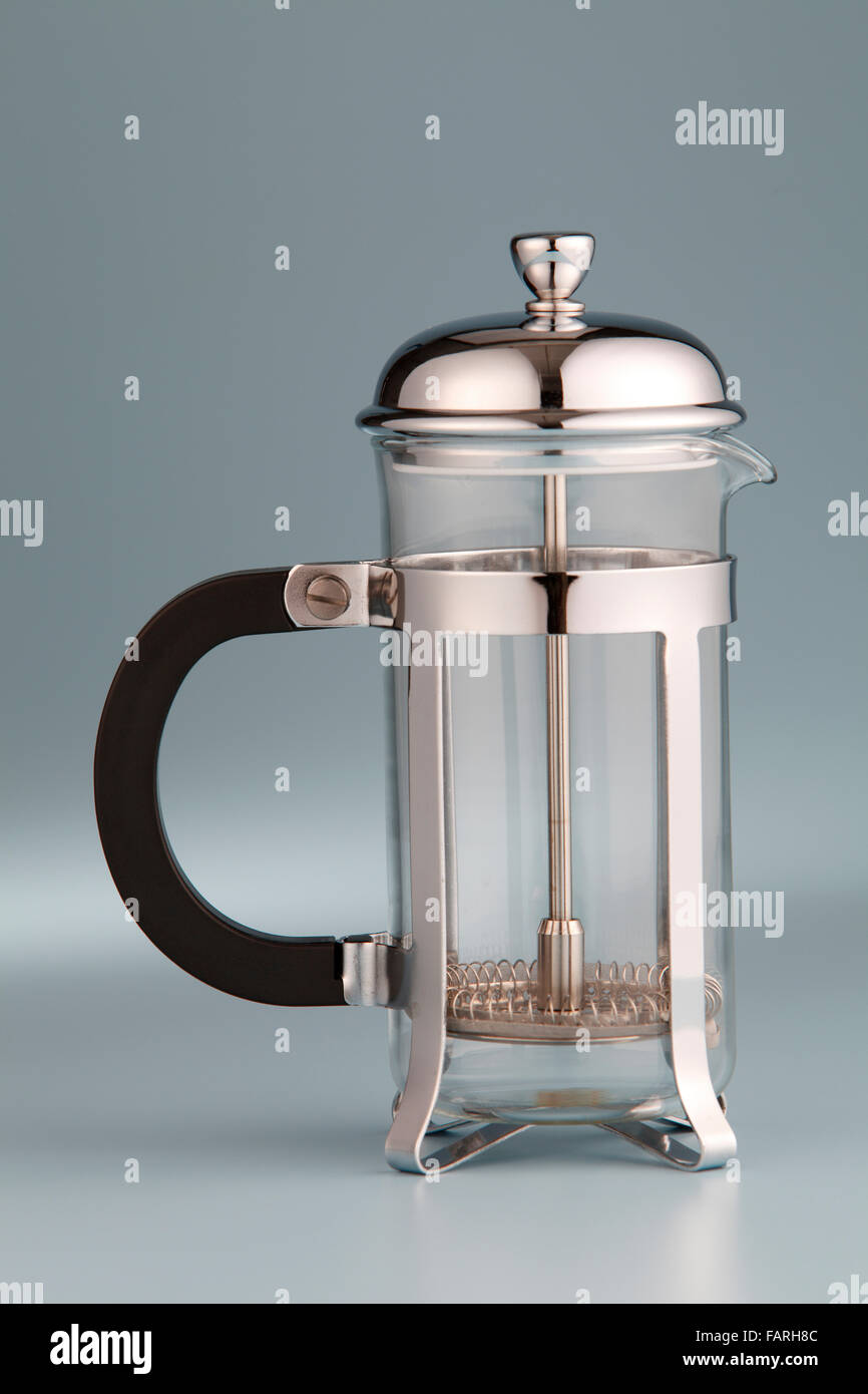 Stock Bild von der Kaffee-Presse Stockfoto