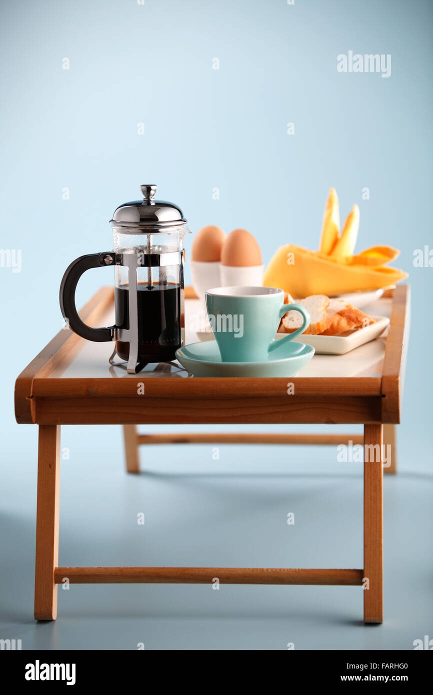 Stock Bild von der Kaffee-Presse Stockfoto