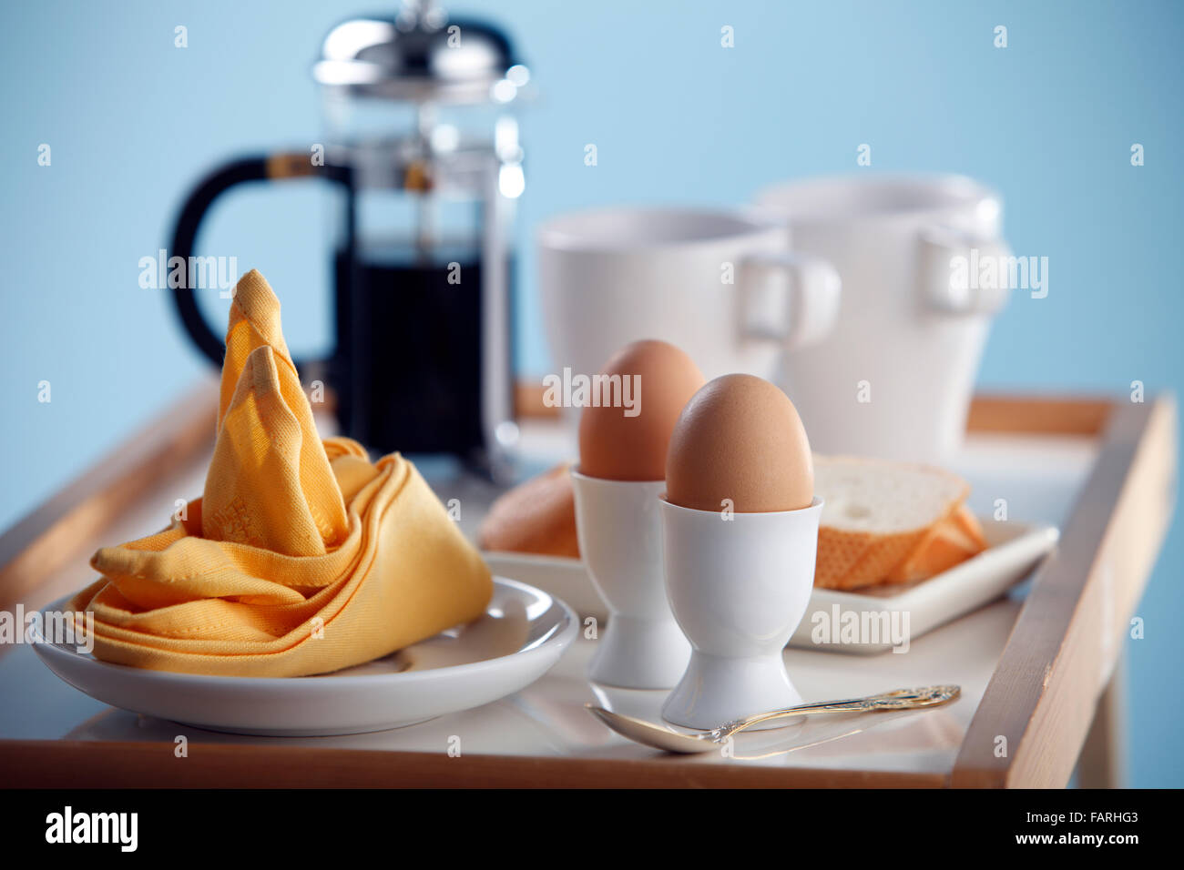 Stock Bild von der Kaffee-Presse Stockfoto