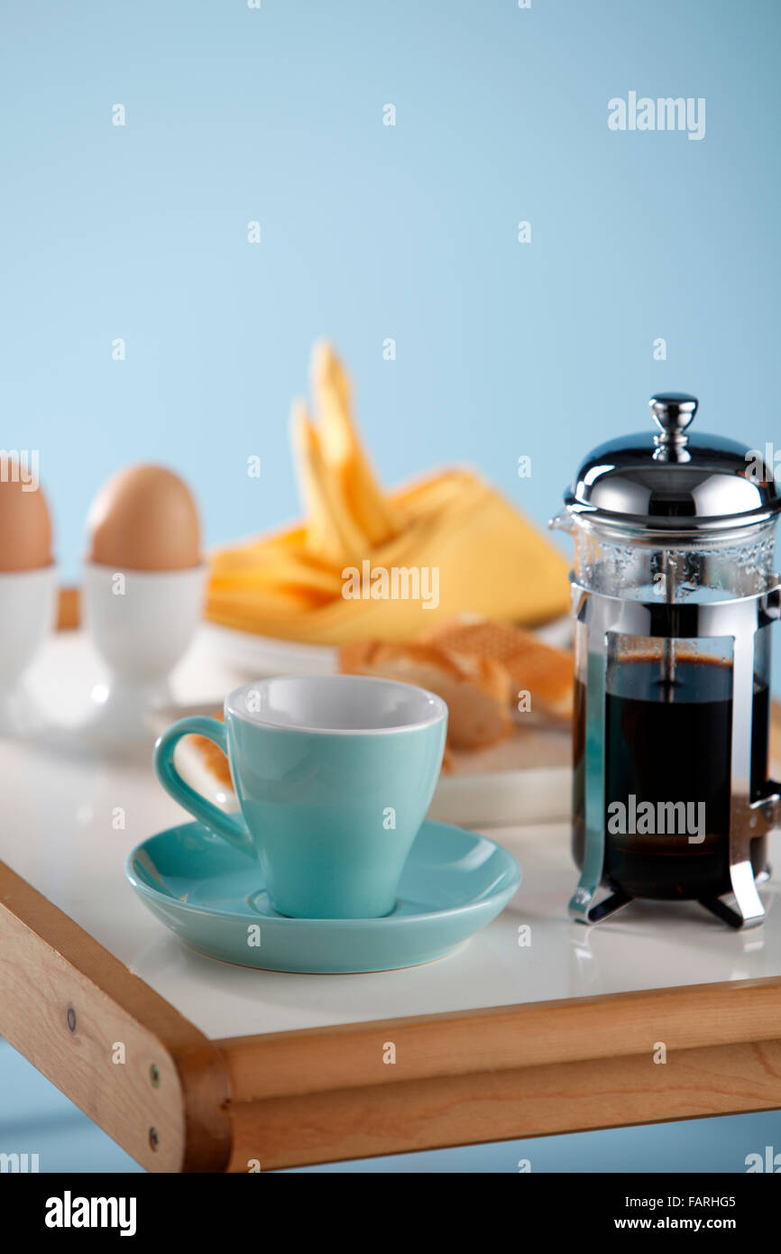 Stock Bild von der Kaffee-Presse Stockfoto