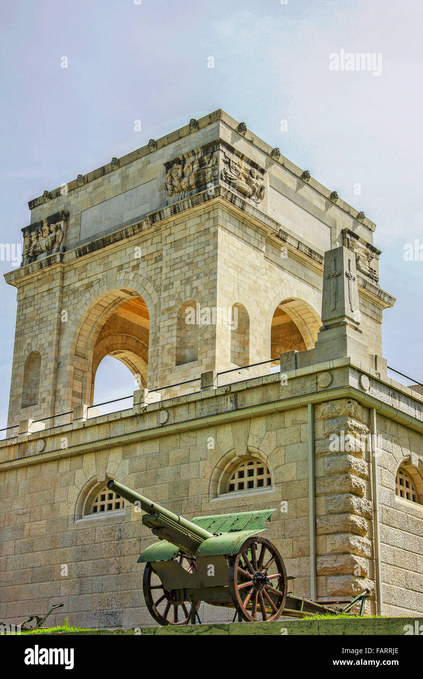 Italien Veneto Asiago militärische Schrein (Sacrario Militare) Stockfoto