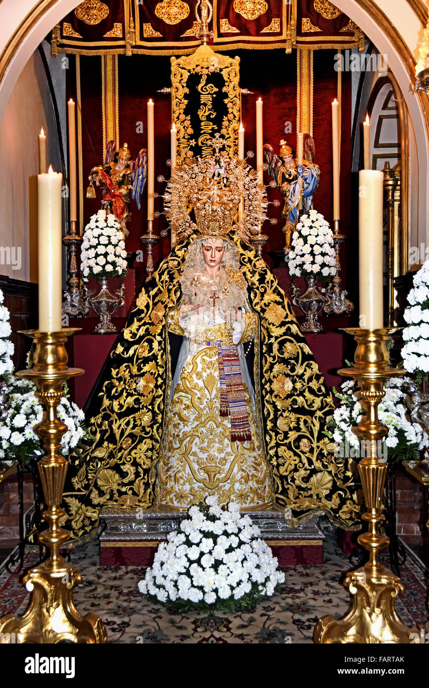 Abadía de Santa Ana de Recoleta Bernardas del Císter Malaga katholische Kirche Spanisch Spanien Andalusien Stockfoto