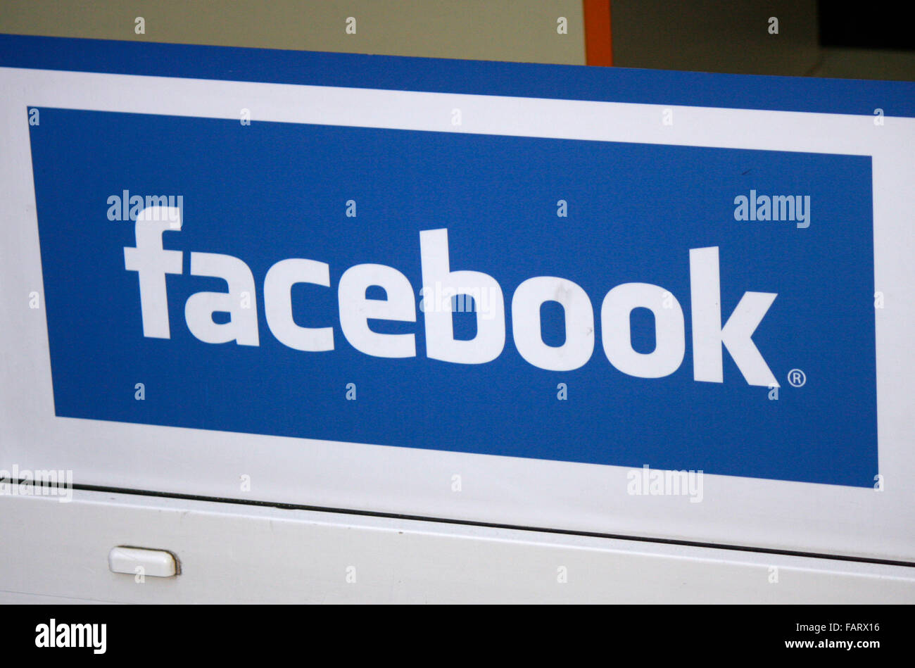 Markenname: "Facebook", Berlin. Stockfoto
